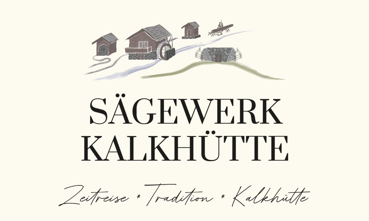 Das Sägewerk mit Riemenantrieb
